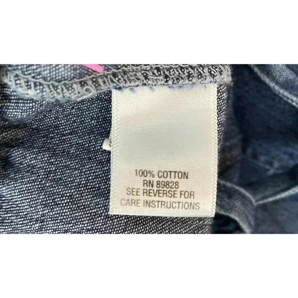 Breckenridge Womens Sheeting Capri Size L Color Blue - Picture 3 of 4